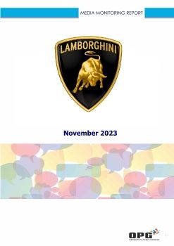 LAMBORGHINI PR REPORT - NOVEMBER 2023