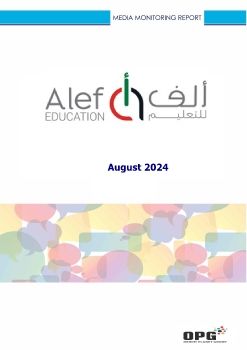 ALEF EDUCATION PR REPORT - AUGUST 2024