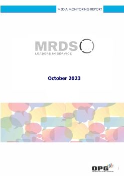 MRDS PR REPORT - OCTOBER 2023