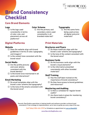 Brand Consistency Checklist