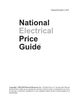 National Electrical Price Guide