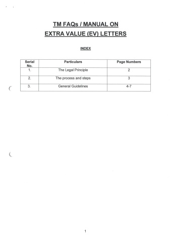 EV Letter (TM) FAQ_Manual