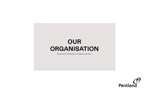 Pentland Brands - Our Organisation