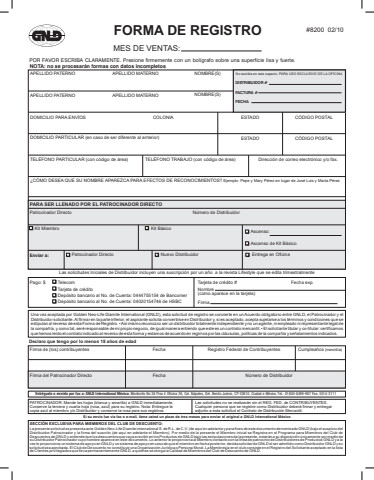 Formato de Inscripción