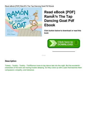 read ebook [pdf] ramãƒâ³n the tap dancing goat pdf ebook