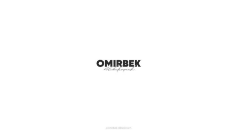 Портфолио @omirbek.alibekovich