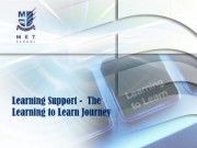 Learning Support Presentation