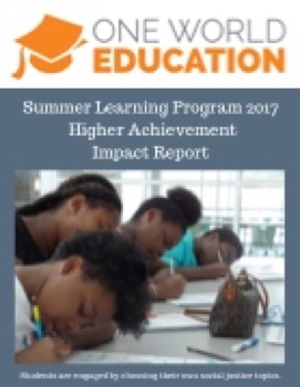 2017 Higher Achievement Impact Report-Updated