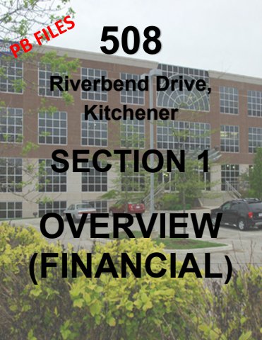 508-SECTION 1- Overview (Financial)