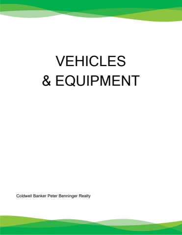 Vehicles & Equipment - COMBINED