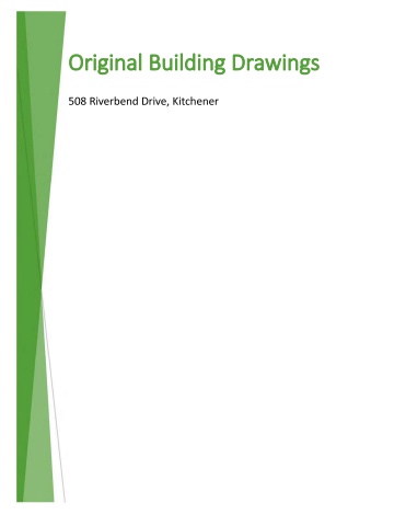 508 Riverbend Original Building Drawings