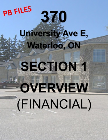 370 SECTION 1 - OVERVIEW (FINANCIAL) with TOC (May 29)