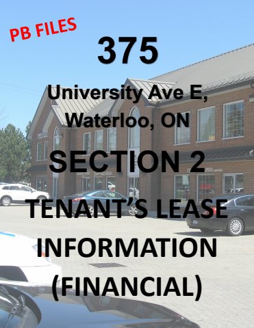 375-SECTION 2 - Tenant's Lease Information (Financial) May 16