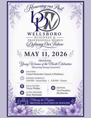 May 11 2026 Wellsboro BPW Program
