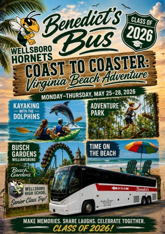 wellsboro senior class trip va beach 2026
