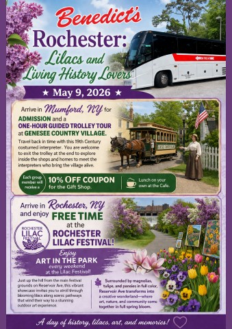 Rochester Lilacs and Living History Lovers 2026