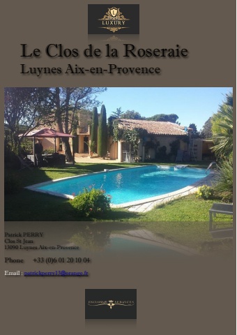 Press Book Le Clos de la Roseraie en Anglais