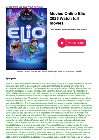 movies online elio 2025 watch full movies