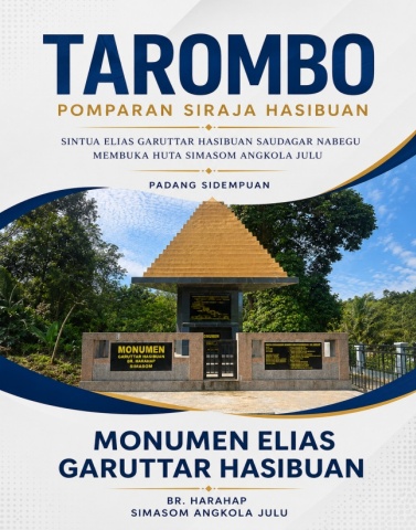 BUKU TAROMBO SIRAJA HASIBUAN