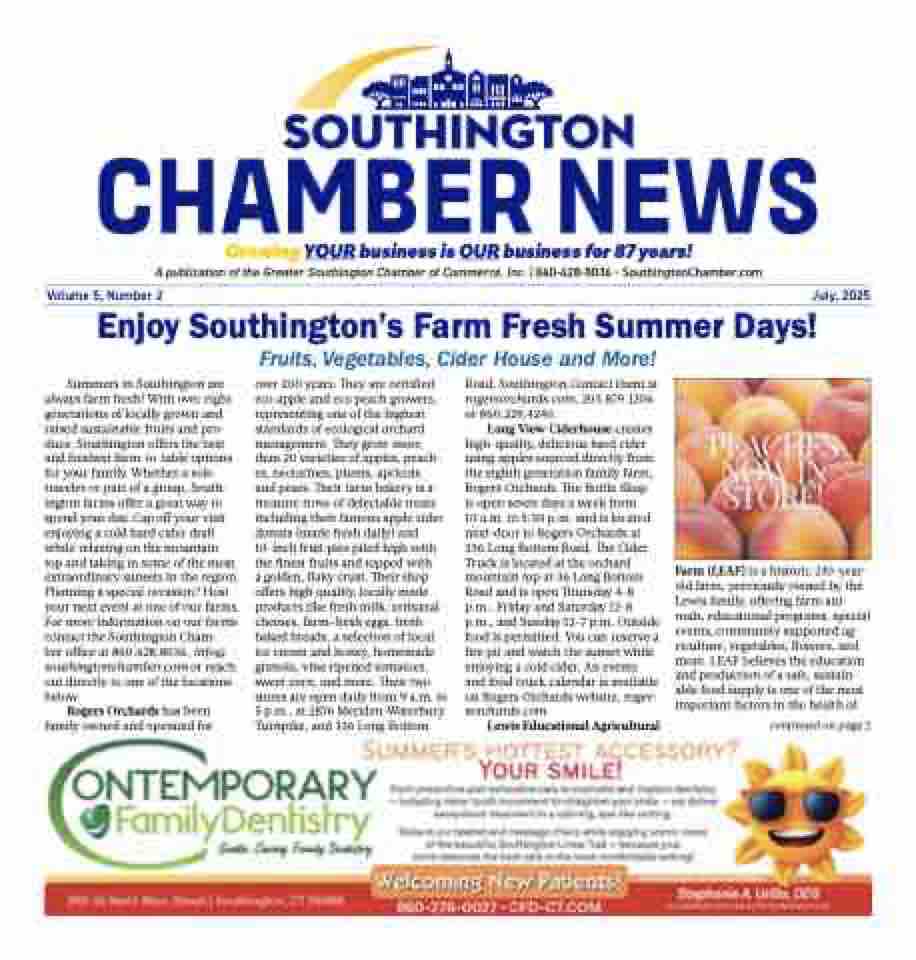 Southington Chamber News July, 2025