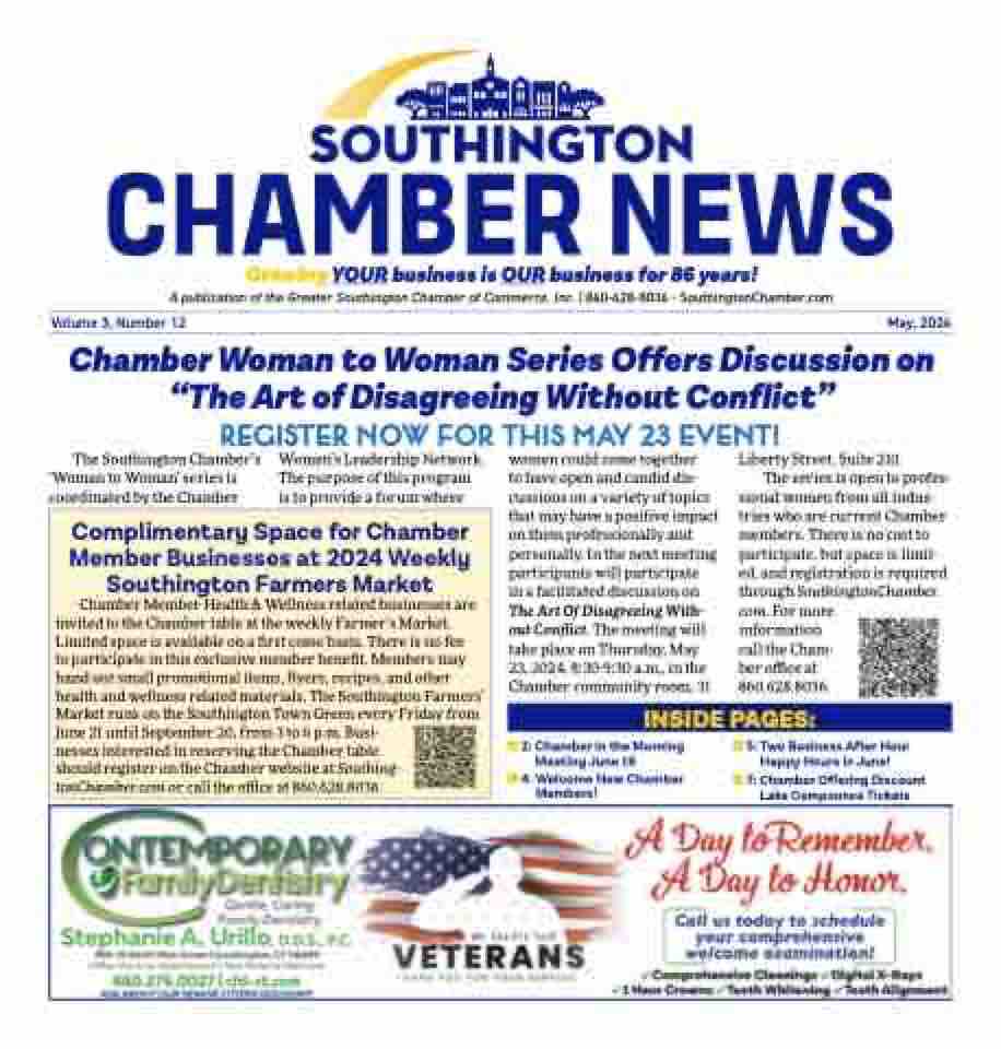 Southington Chamber News, May 2024