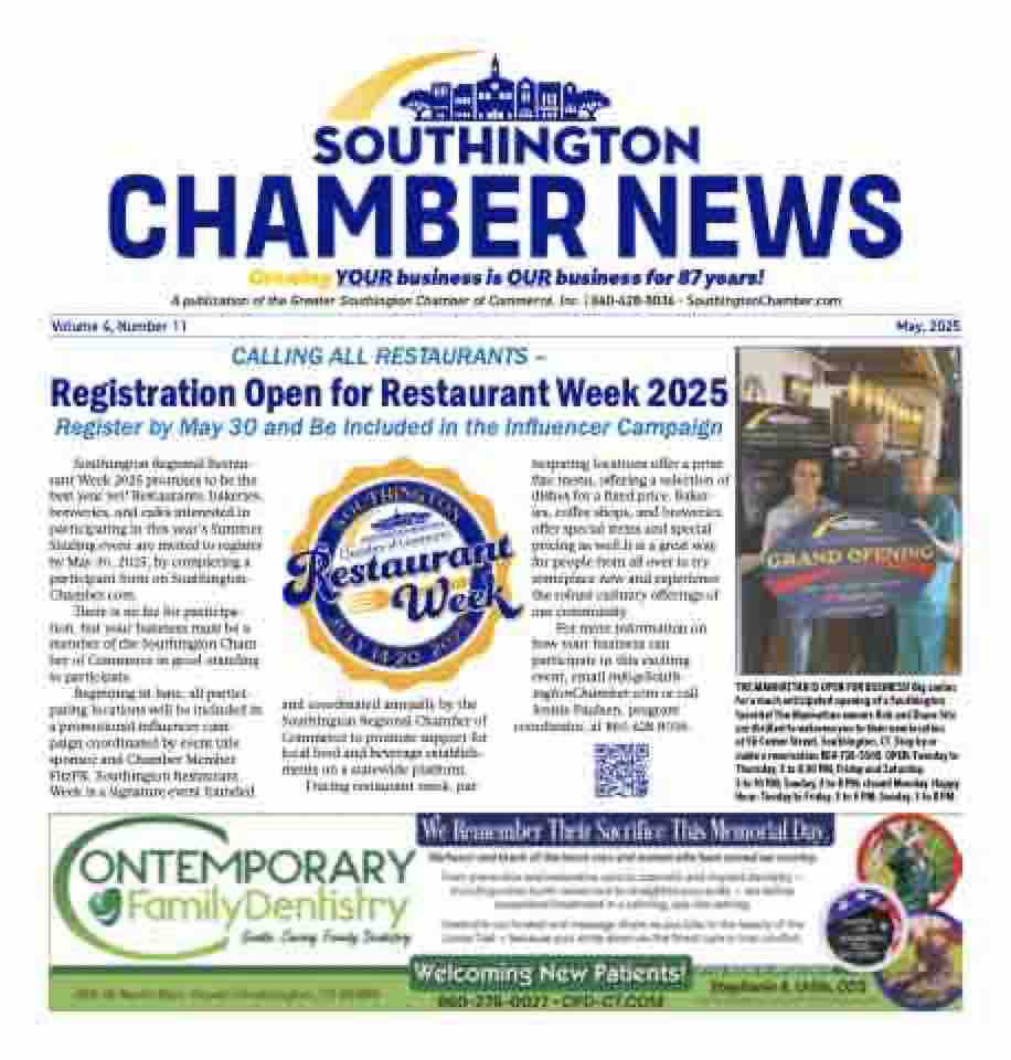 Southington Chamber News May 2025