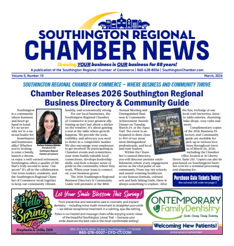 Southington Chamber News March, 2026