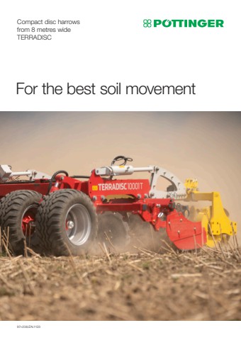 Compact disc harrows from 8 m