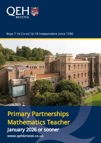 QEH Primary Partnerships Mathematics Teacher