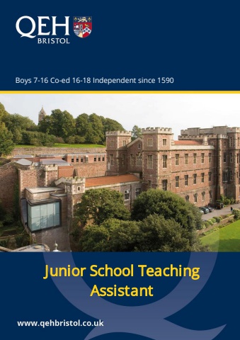 QEH Junior School TA Applicant Pack Sept 25