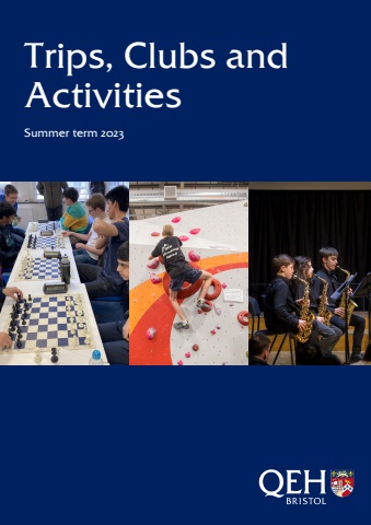 QEH Clubs, Activities and Trip - Summer 2023