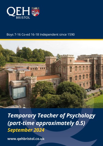 Temporary Teacher of Psychology (part-time) September 2024