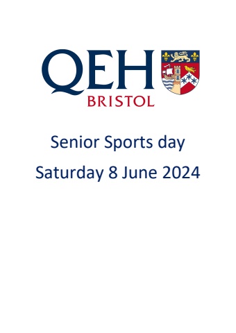 QEH Sports Day events programme