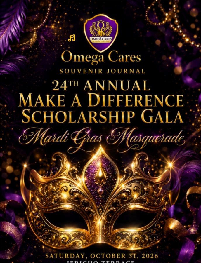 omega cares 24th annual make a difference scholarship gala 2026