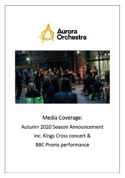Coverage Book_Aurora Orchestra Autumn 2020