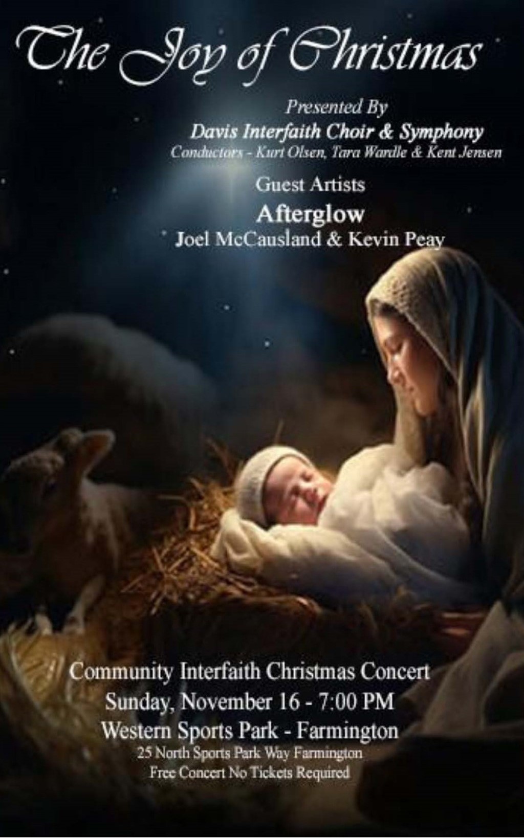 2025 christmas concert flip book