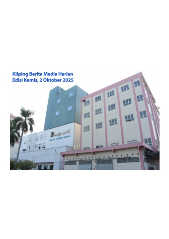 Kliping Berita Media Harian Bogasari Kamis 2 Oktober 2025