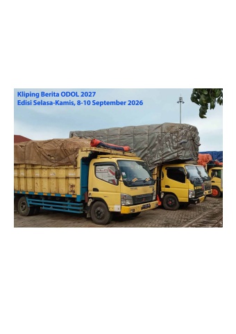 Kliping Berita ODOL 8-10 September 2026
