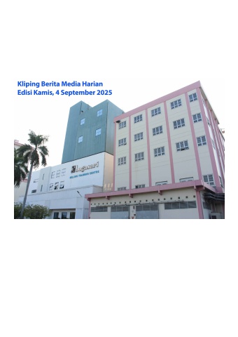 Kliping Berita Media Harian Bogasari Kamis 4 September 2025