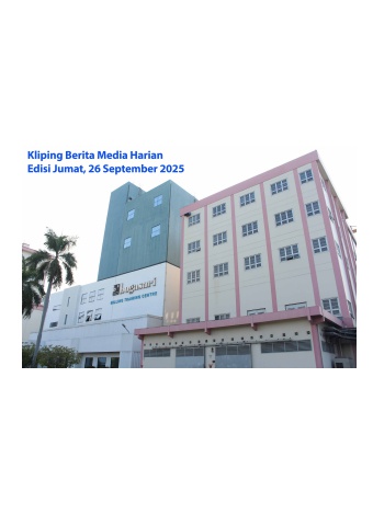 Kliping Berita Media Harian Bogasari Jumat 26 September 2025