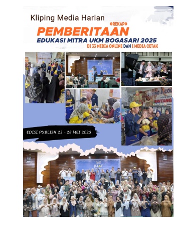 Kliping Berita Opening KIAT Bogasari 2025