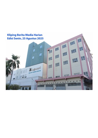 Kliping Berita Media Harian Bogasari Senin 25 Agustus 2025