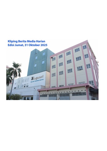 Kliping Berita Media Harian Bogasari Jumat 31 Oktober 2025