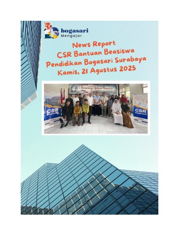 Kliping Berita Bogasari Mengajar Surabaya 21 Ags 2025