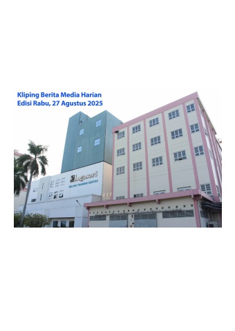 Kliping Berita Media Harian Bogasari Rabu 27 Agustus 2025