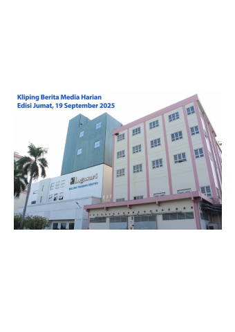 Kliping Berita Media Harian Bogasari Jumat 19 September 2025