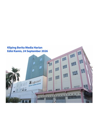 Kliping Media Berita Bogasari Kamis 24 September 2026