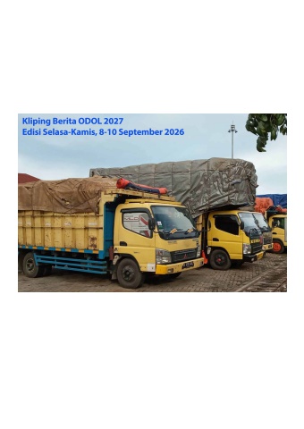 Kliping Berita ODOL 8-10 September 2026