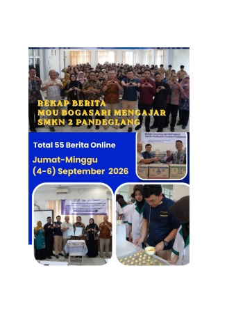 Final MoU Bogasari Mengajar SMKN 2 Pandeglang