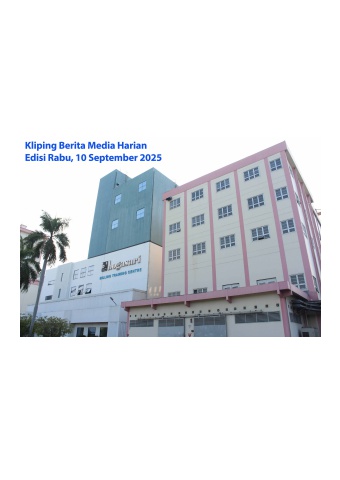 Kliping Berita Media Harian Bogasari Rabu 10 September 2025